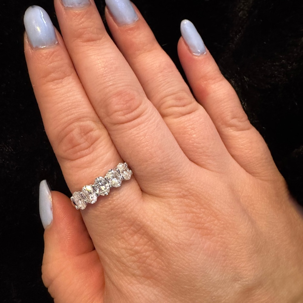 5 Stone Moissanite Ring